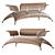 Stylish Safari Sofa 3D model small image 6