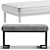 Elegant Richmond Bench in 3 Color Options 3D model small image 4