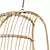 Relax in Style with the Chill Rattan Hanging Chair 3D model small image 6