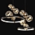 Modern Brass and Black IONA Ring Lamp 3D model small image 2