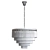 Elegant Crystal Pendant Lamp 3D model small image 8