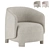 Luxurious Taru Armchair: Elegant Comfort by Ligne Roset 3D model small image 1