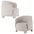 Luxurious Taru Armchair: Elegant Comfort by Ligne Roset 3D model small image 4