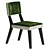 Plush Companion Velvet Chair 3D model small image 6