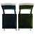 Plush Companion Velvet Chair 3D model small image 10