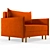 Versatile Armchair-Bed: Comfort & Elegance 3D model small image 4