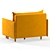 Versatile Armchair-Bed: Comfort & Elegance 3D model small image 5