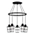 Quoizel Olson 5-Light Earth Black Chandelier 3D model small image 1