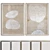 Elegant Plaster Photo Frame Set 3D model small image 1