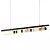 Sleek Colt Pendant Light 3D model small image 1