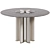 Moonlight Dining Table: Elegant Design for Stylish Dining 3D model small image 1