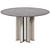 Moonlight Dining Table: Elegant Design for Stylish Dining 3D model small image 2