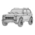 Rugged Niva Bronto 4x4 Beast 3D model small image 6