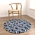 Round Rugs - 6-Piece Set 3D model small image 2