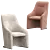 Elegant NAGI Upholstered Armchair - Viccarbe 3D model small image 4
