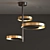 Elegant Circle Ceiling Lamp 3D model small image 1