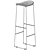 Tangle Wood Bar Stool: Sleek & Sturdy 3D model small image 5