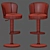 Giorgetti Modern Bar Stool 3D model small image 2