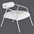 Modern Millimeter-Sized CYRUS Chair 3D model small image 3
