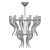 Elegant Honey Venetian Glass Chandelier 3D model small image 2