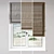 Linen Roman Blind: Elegant and Versatile 3D model small image 2