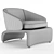 Minotti Halley Outdoor Sofa 3D model small image 4