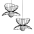 Elegant Simris Chandelier 3D model small image 3