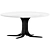 Elegant Marble Coffee Table 3D model small image 1