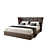 Luxury B&B Italia Husk Bed 3D model small image 2