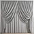 Elegant Polygonal Curtain Model 3D model small image 3