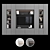 Modern TV Wall Unit 87 - Stylish & Customizable 3D model small image 2