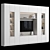 Modern TV Wall Unit 87 - Stylish & Customizable 3D model small image 3