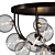 Stylish Octo Lona Ceiling Lamp 3D model small image 9