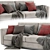 Horm Ellington 2-Seats Sofa | Stylish & Space-Saving 3D model small image 2