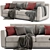 Horm Ellington 2-Seats Sofa | Stylish & Space-Saving 3D model small image 3