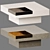 Corona Renderer 6: High-Fashion Concrete Coffee Table 3D model small image 1