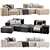 Modern Tektonik Sofa - Sleek and Stylish 3D model small image 4