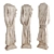 Elegant Marble Torso Pedestal 3D model small image 1