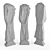 Elegant Marble Torso Pedestal 3D model small image 5