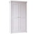 Riviera 2-Door Wooden Wardrobe 3D model small image 2