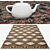 Versatile Set of 6 Rugs 3D model small image 7