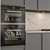 Modern Gray and Gold Kitchen Cabinets 3D model small image 4