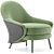 Sophisticated Angie Armchair with High-Resolution Textures 3D model small image 1