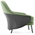 Sophisticated Angie Armchair with High-Resolution Textures 3D model small image 2