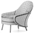 Sophisticated Angie Armchair with High-Resolution Textures 3D model small image 4