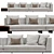 Contemporary Minotti Roger Sofa 3D model small image 3