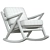 Soto Rocking Chair: Modern Comfort for Your Home 3D model small image 5