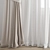 Elegant Polygonal Curtain 3D model small image 3