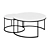 Delaney Marble Nesting Coffee Tables 3D model small image 1