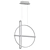 Eurofase 37035-013 Berkley LED Chandelier 3D model small image 2